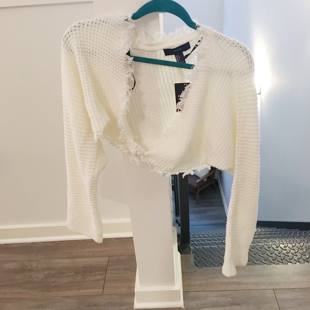 Knit Knot Cropped Sweater